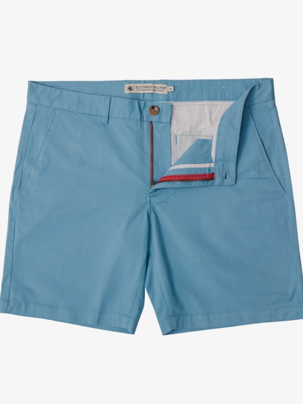 Southern Proper Bluff Shorts in Coastal Blue - Size 35
